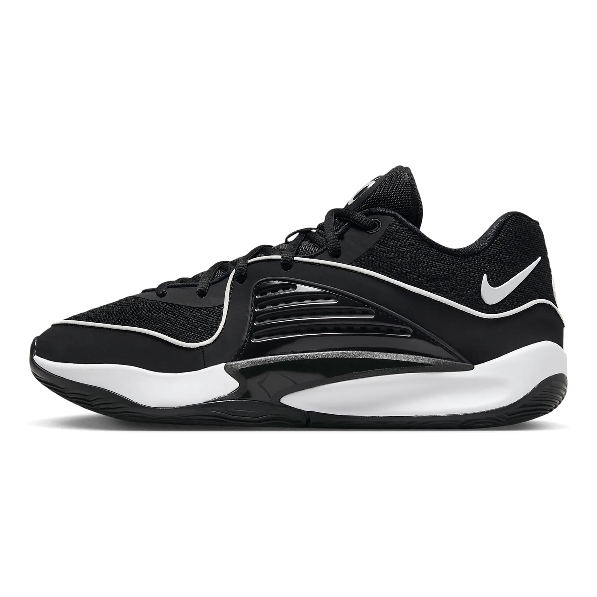Nike Big Kid KD16 Basketball Shoes (GS), Black/White, 4.5 Nike Big Kid KD16 Basketball Shoes (GS), Black/White, 4.5